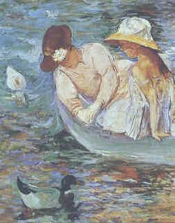 Mary Cassatt Summertime oil painting picture
